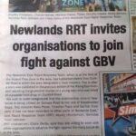 Newlands RRT invites organizations to join fight against GBV