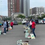 monthy food hamper distribution