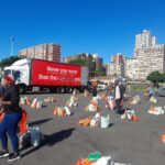 monthy food hamper distribution